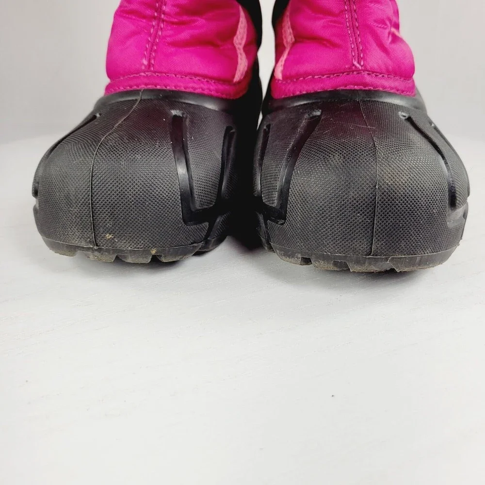 Sorel Kids Pink and Black Winter Boots